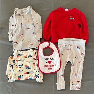 Baby Valentine 12 Months Outfit Bundle💌
